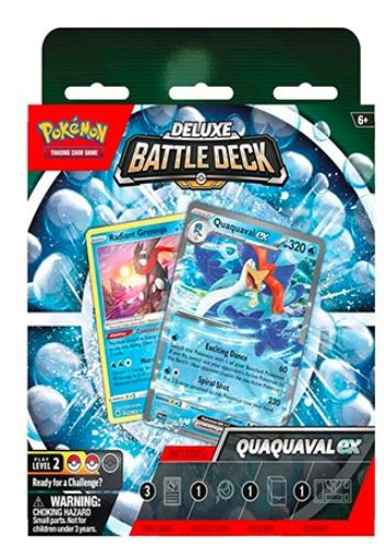 Pokemon Deluxe Battle Deck Quaquaval EX 6+