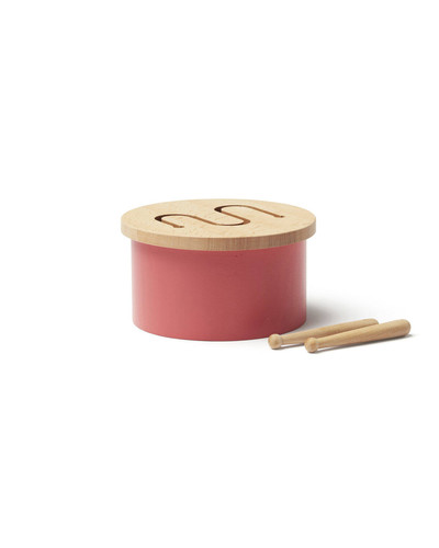 Kid's Concept Toy Drum, light red, 18m+