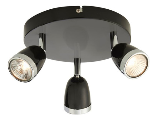 Spot Ceiling Lamp Colours Apheliotes 3 x 35 W GU10, black