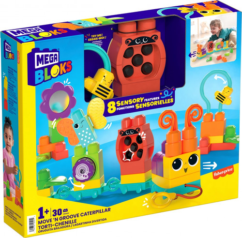 MEGA BLOKS Move 'n Groove Caterpillar 12m+