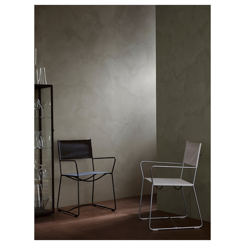 HÖGALT Chair, black/Älvsborg dark grey