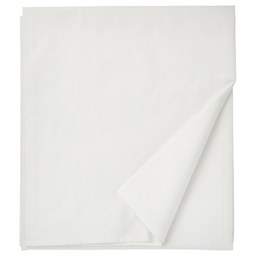 RÖNNVECKMAL Sheet, white, 240x260 cm