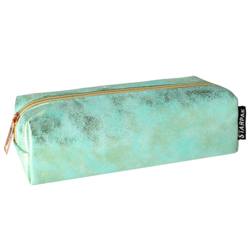 Pencil Case Golden Turquoise