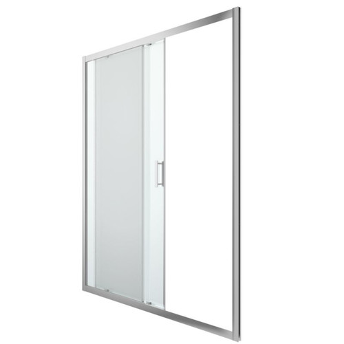 GoodHome Sliding Shower Door Beloya 160 cm, chrome/transparent