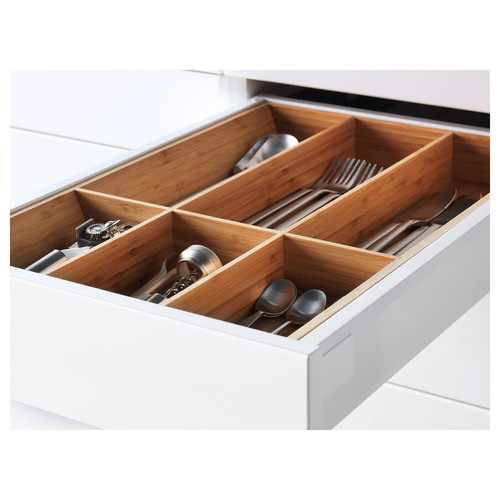 MAXIMERA Drawer, low, white, 40x60 cm