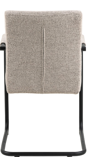 Upholstered Chair with Armrests Adele, beige