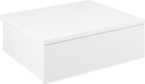 Wall-Mounted Nightstand Bedside Table Avignon, white