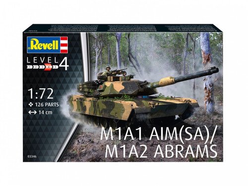 Revell Plastic Model Kit M1A2 Abrams 1/72 12+