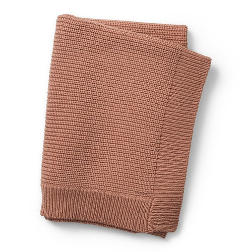 Elodie Details - Wool Knitted Blanket - Faded Rose