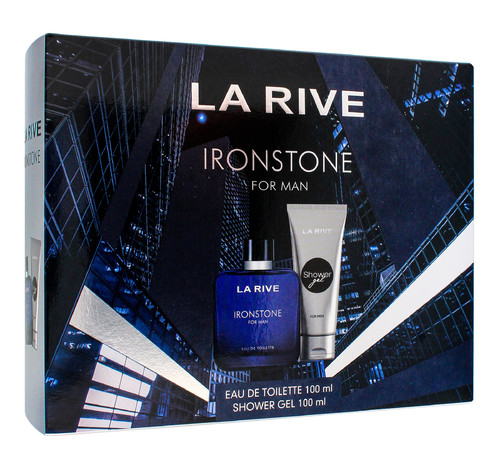 La Rive Gift Set for Men Ironstone - Eau de Parfum & Shower Gel