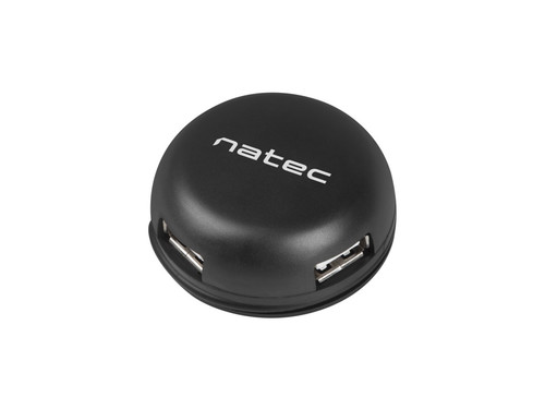 NAtec USB 4-port Hub Bumblebee USB 2.0, black