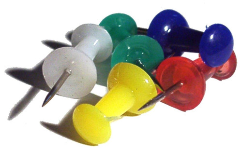 Push Pins 50pcs, 10-pack