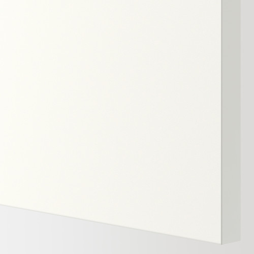 METOD Top cabinet for fridge/freezer, white/Vallstena white, 60x60 cm