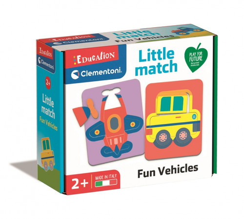 Clementoni Little Match Puzzle Fun Vehicles 2+