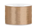 Satin Ribbon 25m 50mm, gold