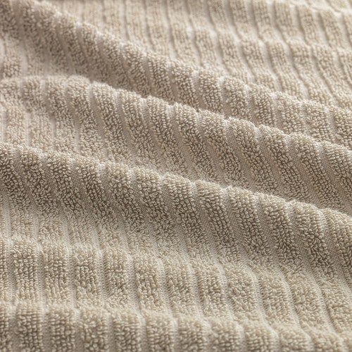 VÅGSJÖN Hand towel, light beige, 50x100 cm