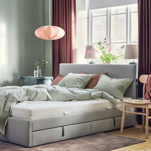 ÅBYGDA Foam mattress, medium firm/white, 160x200 cm