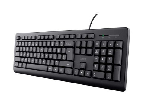 Trust Wired Keyboard, black