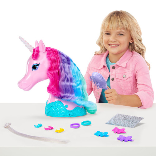 Barbie Styling Head Unicorn HMD83 3+