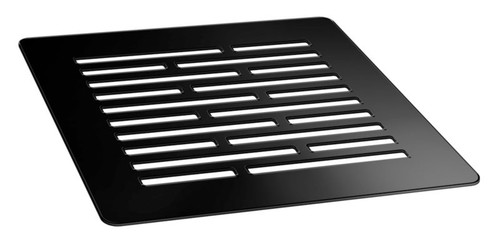 GoodHome Shower Tray Douro, square, 90x90 cm, black