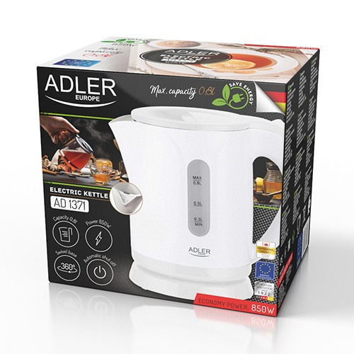 Adler Kettle 0.8l AD 1371w, white