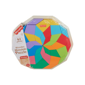 Fisher-Price Wooden Mandala Geometric Puzzle HXT94 3+