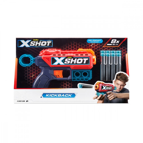 ZURU X-Shot Launcher Excel Kickback 8 Darts 8+