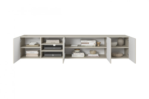 Wall-Mounted TV Cabinet Asha 200cm, cashmere