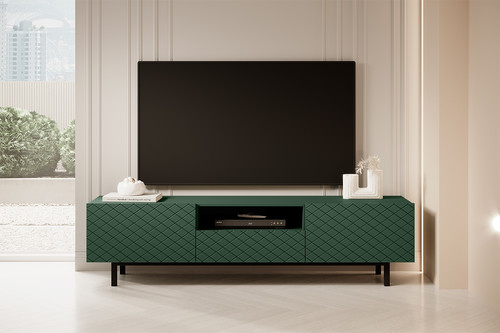 TV Cabinet Scalia II 190, matt labrador, black legs