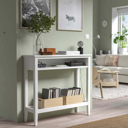 IDANÄS Console table, white, 104x32x95 cm