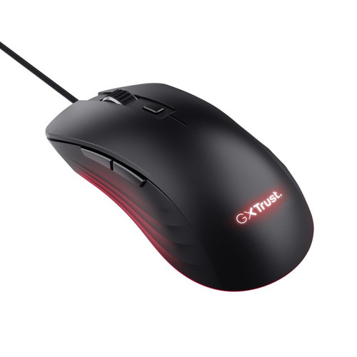 Trust Optical Wired Gaming Mouse GXT924 YBAR+, black