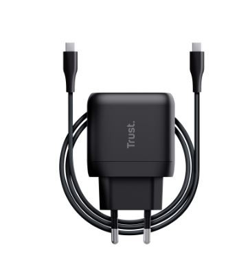 Trust Wall Charger EU Plug MAXO 45W USB-C, black