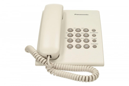 Panasonic Corded Phone KX-TS500, white