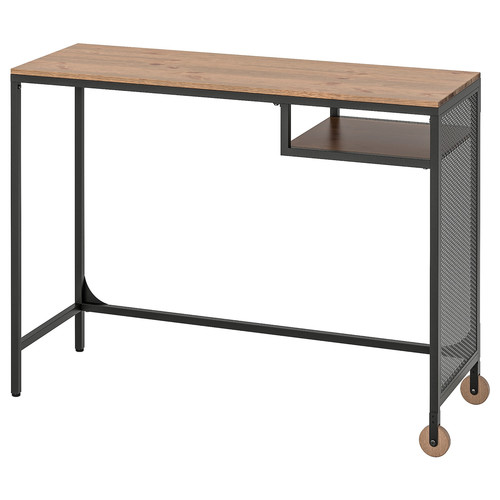 FJÄLLBO Laptop table, black, 100x36 cm