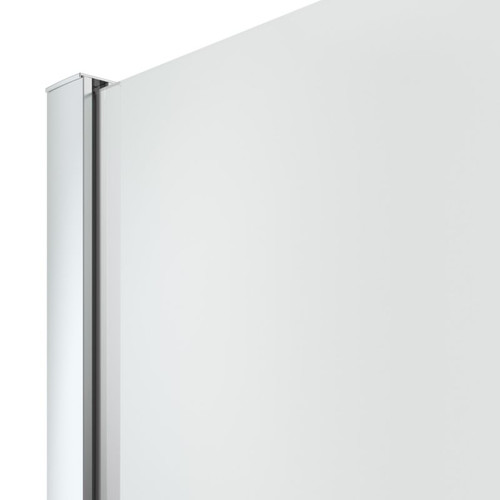 GoodHome Walk-in Shower Panel Beloya 80cm, chrome/mirror glass