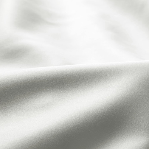 NATTJASMIN Fitted sheet, white, 160x200 cm