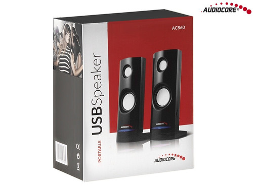Audiocore Speakers 8W USB AC860