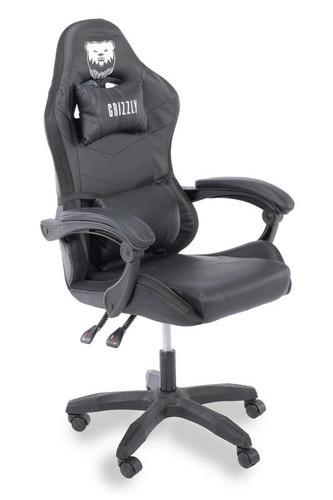 Gaming Desk Chair Grizzly RGB, black