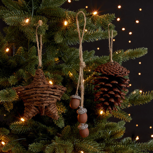 Christmas Hanging Decoration Acorns