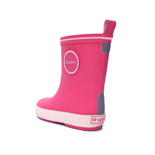 Druppies Rainboots Wellies for Kids Fashion Boot Size 25, pink