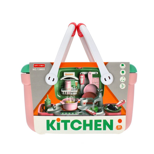 Kitchen Basket Playset with Sound & Light 3+