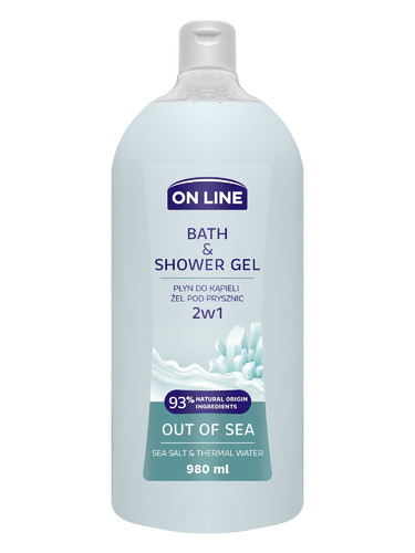 On Line 2in1 Bath & Shower Gel Out of Sea 980ml