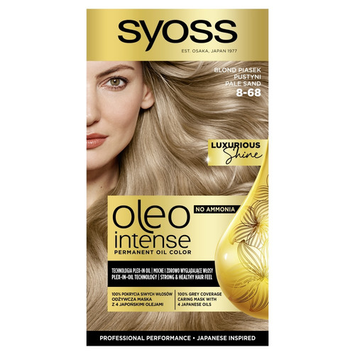 Schwarzkopf Syoss Oleo Intense Hair Dye 8-68 Pale Sand