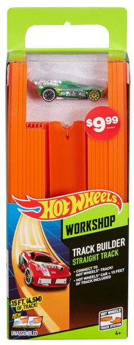 Hot Wheels® Track Builder Straight Track With Car BHT77, assorted models, 4+