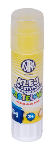 Astra Transparent Glue Stick Pastel 15g x 24pcs