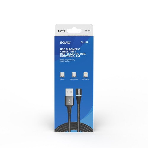 Savio Cable USB 3in1 CL-152