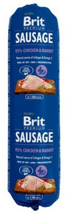 Brit Premium Sausage for Dogs Chicken & Rabbit 800g