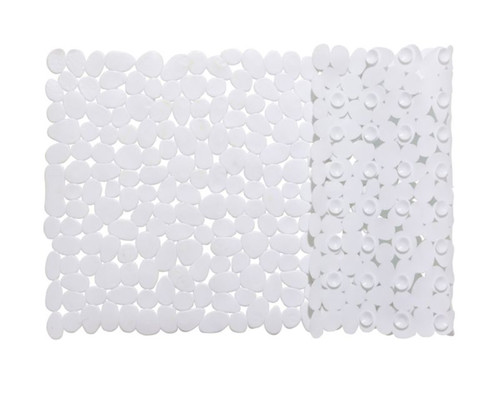 GoodHome Anti-slip Bathroom Bathtub Mat Koros 40x70cm, white