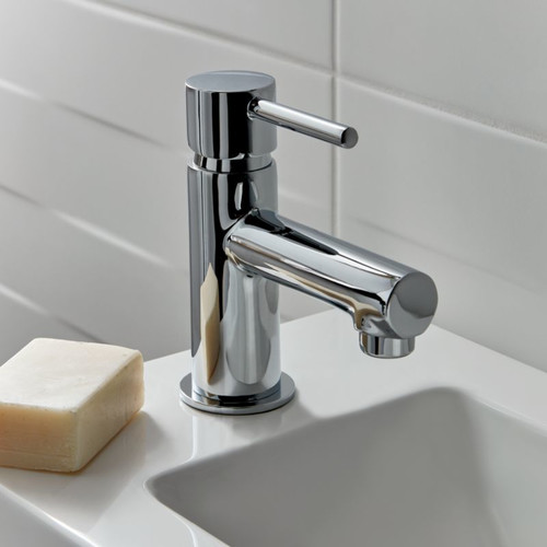 GoodHome Bathroom Sink Tap Lazu, chrome