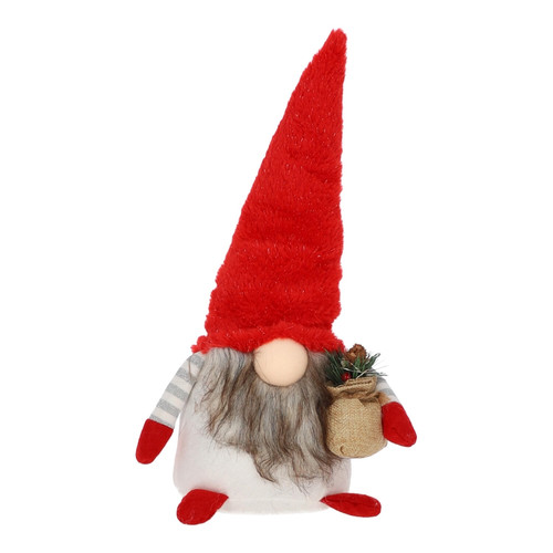 Christmas Decoration Elf LED 38cm, red